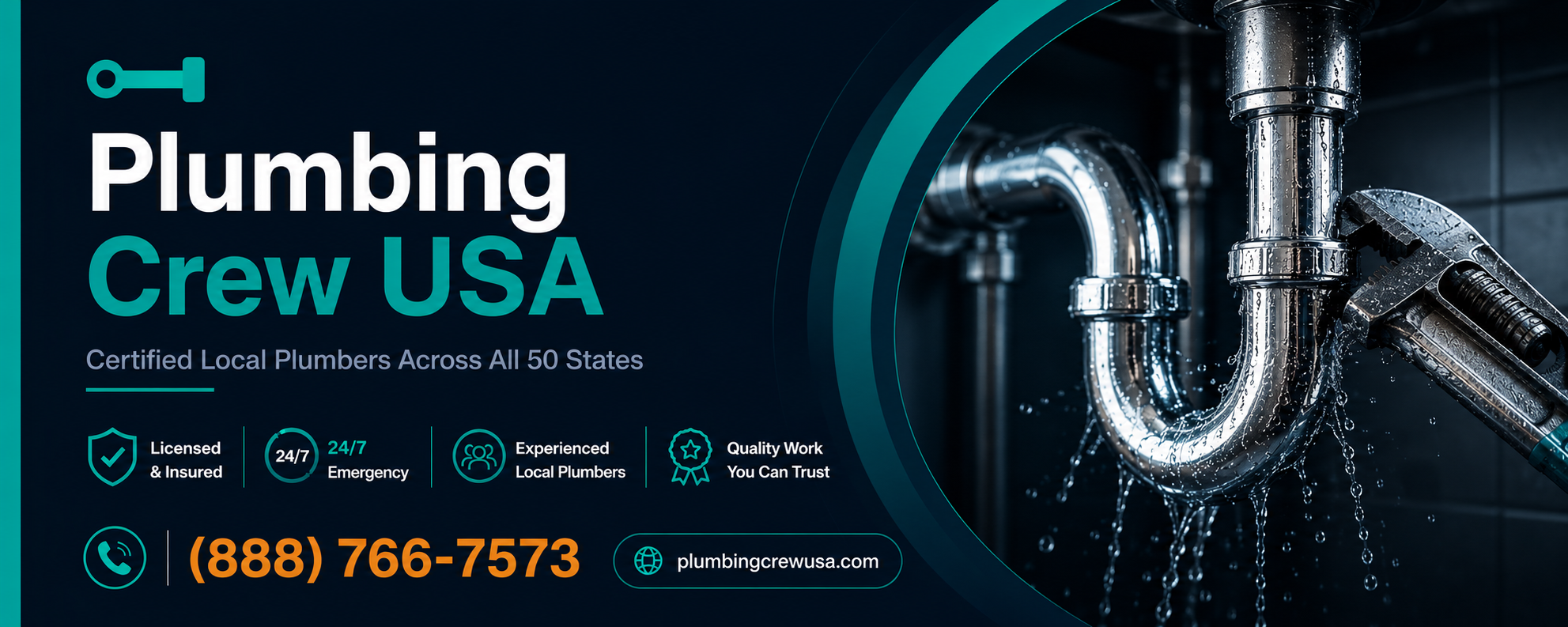 Plumbing Crew USA logo